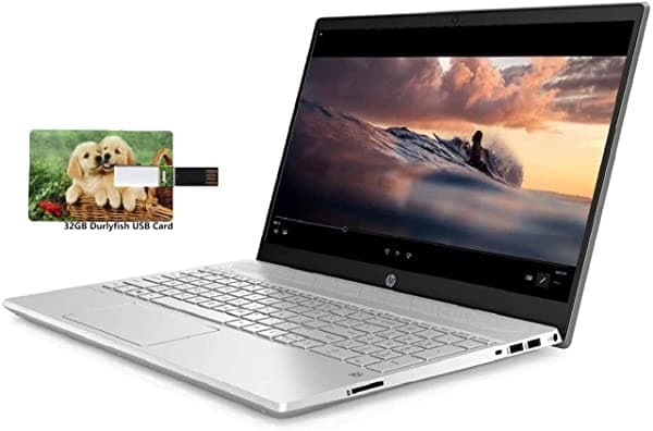 Hp Pavilion 15 - Computadora Portátil Empresarial Intel Core I5-1035G1 De 10ª Generación Pantalla Táctil Ips Hd De 15.6 Pulgadas 16 Gb De Ram Ssd De 512 Gb Win 10 Pro Wi-Fi 5 Bluetooth Cámara Web Audio B&O Hdmi | Tarjeta Usb De 32 Gb