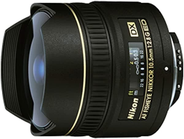 Nikon Af Dx Nikkor Zoom 10.5 Mm F/2.8G Ed Fixed Fisheye Lente Con Auto Foco Para Nikon Dslr Cámaras 2148