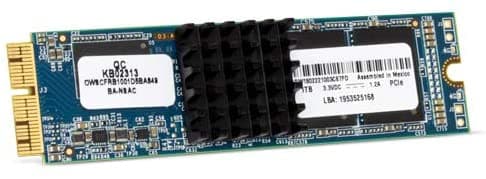 Owc 2.0Tb Aura Pro X2 Ssd Actualización Para Mac Pro (Finales De 2013) Actualización De Flash Nvme De Alto Rendimiento Incluyendo Herramientas Y Disipador De Calor (Owcs3Dapt4Mp20P)