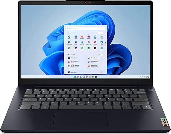 Lenovo Ideapad 3 - Laptop Pantalla Fhd De 14.0 Pulgadas (1920 X 1080) Procesador Amd Ryzen 5 5500U 8 Gb Ddr4 Ram Almacenamiento Ssd Nvme Tlc De 256 Gb Gráficos Amd Radeon 7 Windows 11 Home 82Kt00Gvus Azul Abyss