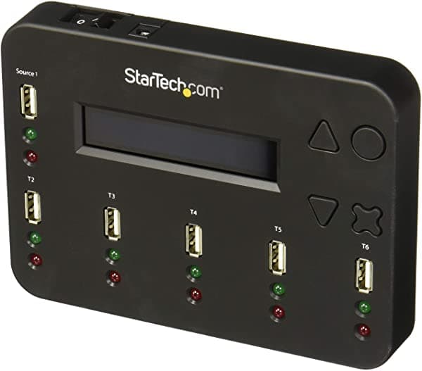 Startech.Com Duplicador Y Borrador De Memoria Flash Usb 15 - Unidad Flash (Usb 3.0/2.0/1.1) Copiadora - 2 Modos De Duplicación (Usbdup15)