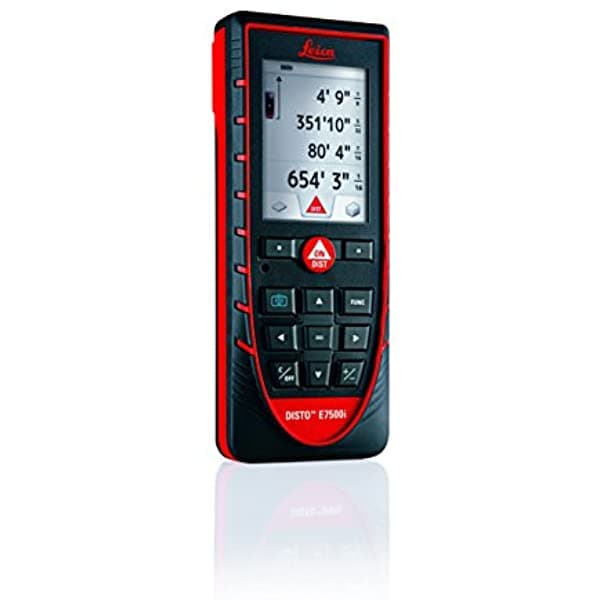 Leica Disto E7500 Medidor De Distancia Láser De 500 Pies Con Bluetooth Pantalla Color Rojo/Negro Leica DISTO E7500i