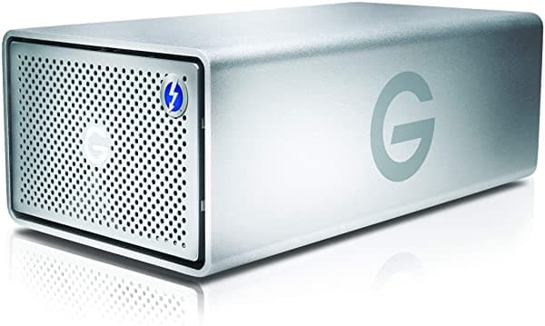 G-Technology G-Raid De 12 Tb Con Thunderbolt 3 Usb-C (Usb 3.1 Gen 2) Y Hdmi Sistema De Almacenamiento Extraíble De Doble Unidad Plateado - 0G05753-1