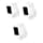 Ring Spotlight Cam Bateria Hd Seguridad Camara Con Built Two-Way Talk & A Siren Alarm White Works Con Alexa - 3-Pack