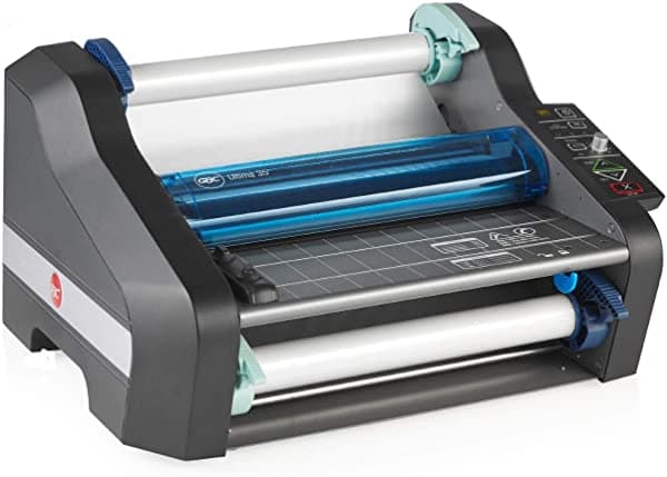 Gbc Laminador Térmico Ultima 35 Ezload 12 Pulgadas De Ancho Máximo 1 Minuto De Calentamiento (1701680) Azul