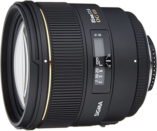Sigma 85mm f/1.4 EX DG HSM - Lente Teleobjetivo de Apertura Grande para Cámaras Réflex Digitales Nikon 320306