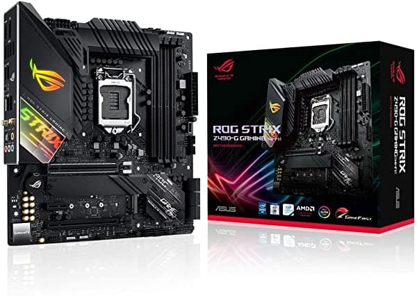Asus Rog Strix Z490-G Gaming (Wifi 6) Z490 Lga 1200 (Intel 10ª Generación) Sff Micro Atx Gaming Placa Base (12+2 Etapas De Alimentación Intel 2.5 Gb Ethernet Bluetooth V5.1 Y Aura Sync)