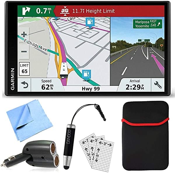 Garmin Rv 770 Na Lmt-S Rv Dedicado Navegador Gps Essential Camping Accessory Bundle Incluye Cargador De Coche Gamuza De Limpieza Protectores De Visualización Hardshell Case Y Bamboo Stylus Mini E1GRRV770LMTS
