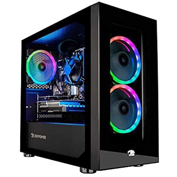 Ibuypower Elemento De Escritorio Para Computadora De Arranque Mini 167A (Amd Ryzen 5 3600 3.6Ghz Nvidia Geforce Gt 730 2Gb 8Gb Ddr4 Ram 240Gb Ssd Wifi Ready Windows 10 Home)