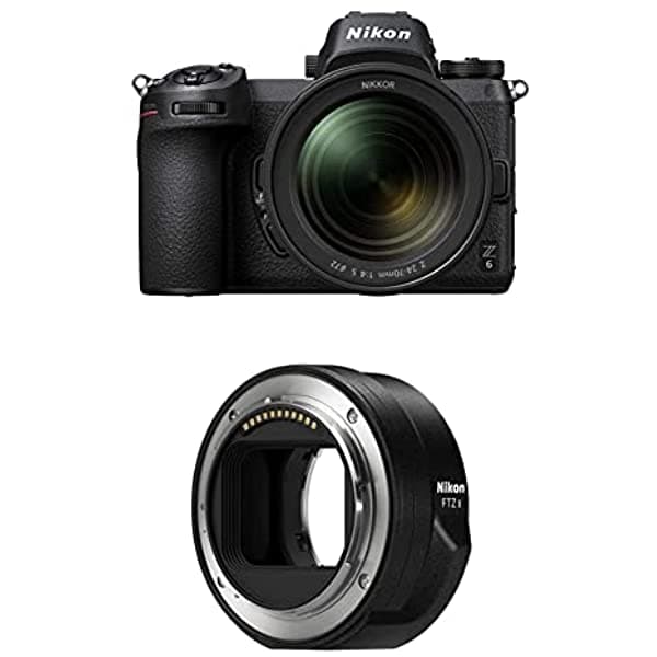 Nikon Z6 Fx-Format Camara Body Nikkor Z 24-70 Mm F 4 S Nikon Mount Adaptador Ftz Ii