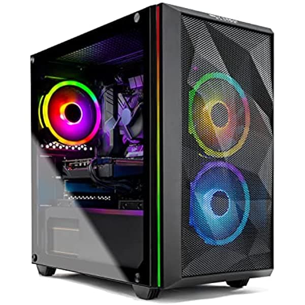Skytech Chronos Mini Gaming Pc Desktop - Intel Core-I5 10400F 2.9Ghz Gtx 1660 Ti 500 Gb Ssd 16G Ddr4 3000 Ac Wi-Fi Windows 10 Home 64 Bits ST-CHRONOSMINI-0155