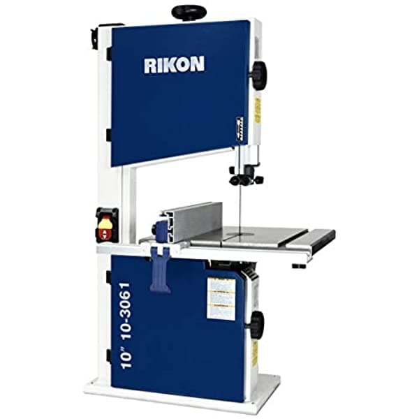 Rikon 10-3061 - Sierra De Banda De Lujo De 10" Incluye Valla Y Dos Velocidades De Hoja RIK-10-3061
