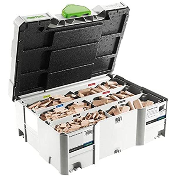 Festool 498899 Systainer T-Loc Para Organizar Espigas De Madera De Haya Domino Y Cortadoras