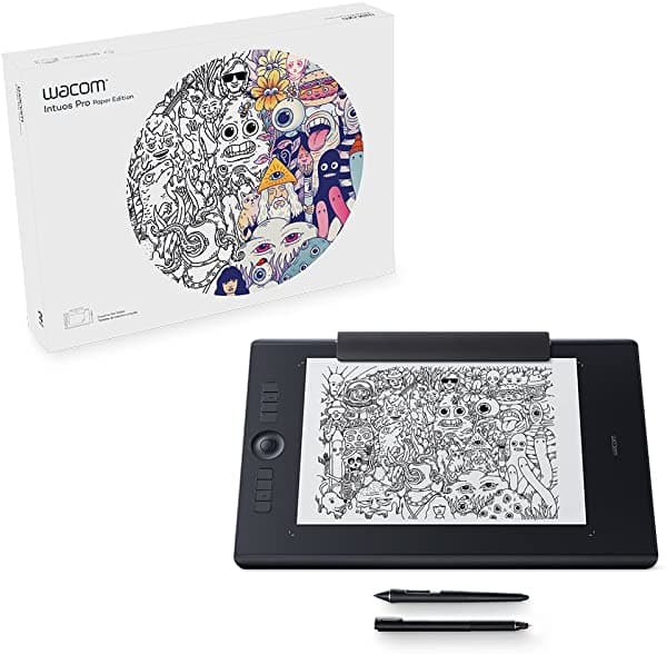 Tableta De Lápiz Wacom Intuos Pro Paper Edition Pth660P Mediana Negra Negro L PTH860P