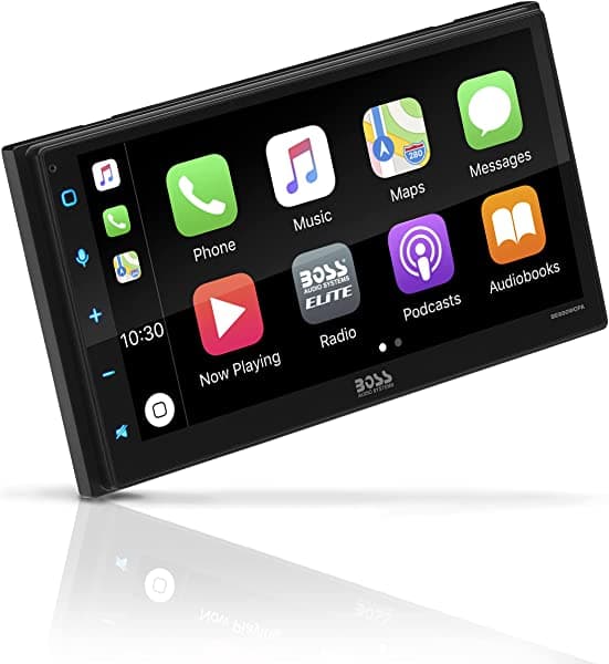 Boss Audio Systems Elite Series Be950Wcpa - Reproductor Multimedia Inalámbrico Apple Carplay Android Para Coche Pantalla Táctil Capacitiva De 6.75 Pulgadas Bluetooth Sin Dvd Iluminación Multicolor Flac De Alta Resolución