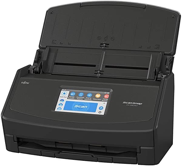 Fujitsu Scansnap Ix1500 - Escáner De Documentos Dúplex A Color Con Pantalla Táctil Para Mac Y Pc (Modelo Negro) PA03770-B105