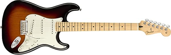 Fender Player Stratocaster Guitarra eléctrica diapasón de maple 3-Color Sunburst 144502500