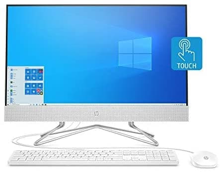 Hp Computadora De Escritorio Todo En Uno De 24 Pulgadas Procesador Amd Athlon Silver 3050U 4 Gb De Ram 256 Gb Ssd Windows 10 Home (24-Df0030 Blanco) Blanco Nieve