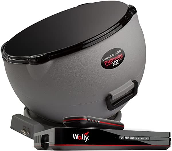 Winegard Pa-6002 Pathway X2 - Antena De Televisión Por Satélite Antena Y Receptor De Tv Por Satélite PA6002R