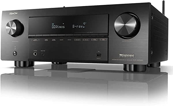 Denon - Receptor Av Avr-X3600H Uhd Modelo 2019 De 9.2 Canales 105 W Cada Uno Nueva Elevación De Altura Virtual Dos Salidas Para Subwoofer Apto Para Airplay 2 Alexa Y Heos AVRX3700H