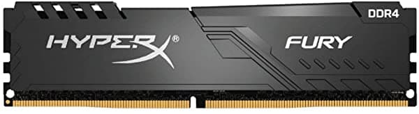 Hyperx Fury - Memoria De Escritorio (32 Gb 2400 Mhz Ddr4 Ram Cl15 Dimm) Color Negro 1 Memoria HX436C18FB3K2/64