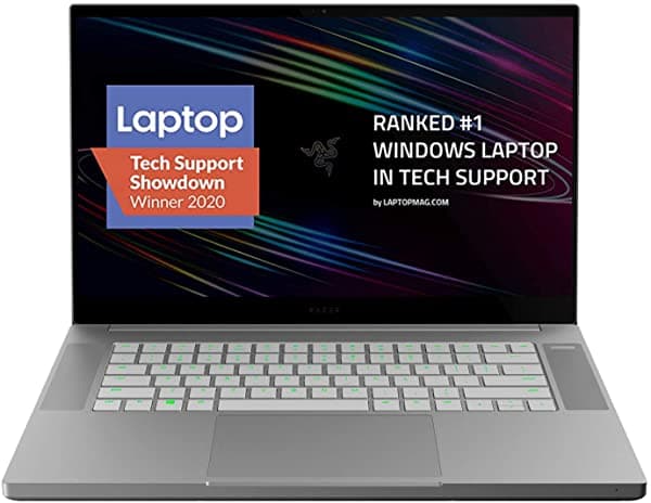 Razer Blade 15 - Laptop Gamer 2020 Intel Core I7-10750H De 6 Núcleos Nvidia Geforce Rtx 2070 Max-Q Pantalla Oled De 15.6 Pulgadas Y 4K 16Gb Ram 512Gb Ssd Aluminio Cnc Iluminación Chroma Rgb Thunderbolt 3 Color Negro RZ09-03287EM2-R3U1