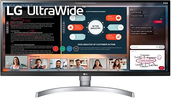Lg 34Wk650-W Monitor Ips 219 Ultra Ancho De 34 Pulgadas Con Hdr10 Y Freesync (2018) Negro/Blanco