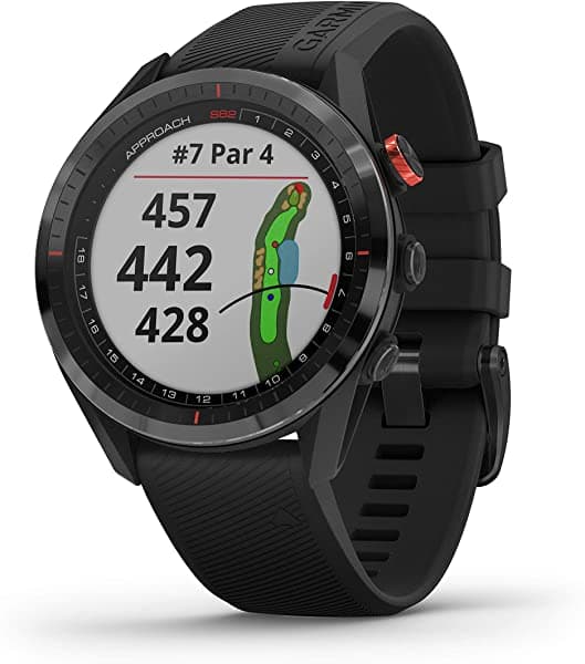 Garmin Approach S62 Reloj GPS Premium para Golf, Caddie Virtual Integrado, Mapas y Pantalla a Todo Color, Negro 010-02200-00
