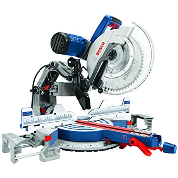 Bosch Power Tools - Sierra De Inglete Deslizante Con Doble Bisel Cable De 12 Pulgadas Y Hoja De Sierra Con 60 Dientes 15 Amperios Gcm12Sd