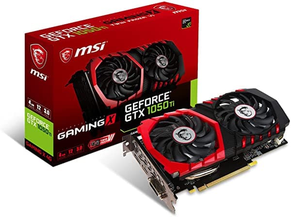 Tarjeta Gráfica Msi Geforce Gtx 1050 Ti Gaming Con Sistema De Refrigeración Twin Frozr Vi V335-001R