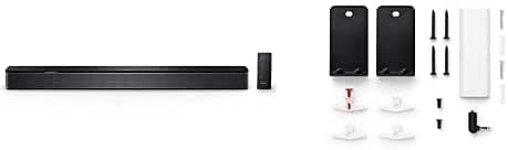 Bose Smart Soundbar 300 Conectividad Bluetooth Con Control De Voz Alexa Integrado Negro Y Soporte De Pared Para Barra De Sonido Soporte De Pared Negro (802171-0010)
