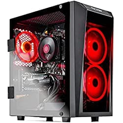 Skytech Blaze Ii - Computadora De Escritorio Para Videojuegos Ryzen 5 3600 6-Core 3.6Ghz Gtx 1660 Super 6G 500G Ssd 16Gb Ddr4 3200 Rgb Ac Wifi Windows 10 Home 64 Bits ST-BLAZEII-0167