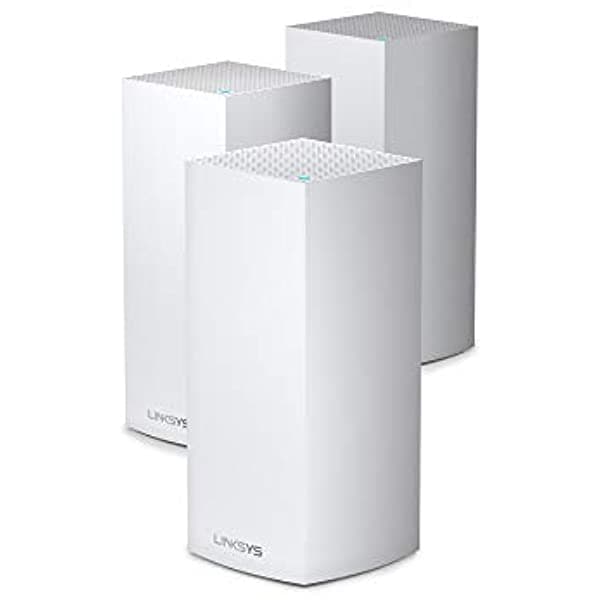 Linksys Mx12600 Velop Intelligent Mesh Wifi 6 System: Ax4200 Red Inalámbrica De Tres Bandas Para Cobertura De Hogar De Velocidad Completa 8100 Pies Cuadrados (Blanco Paquete De 3)