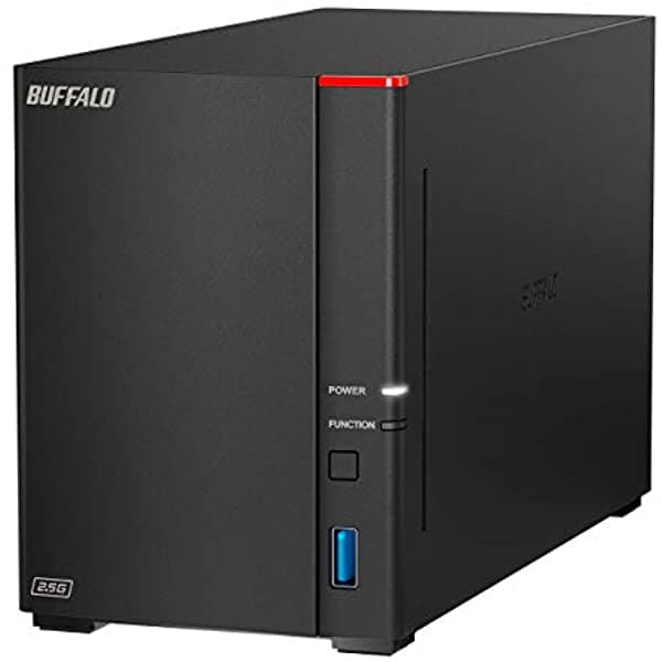 Buffalo Linkstation 720 - Almacenamiento De Datos Privado En La Nube De 16 Tb De 2 Bahías Con Discos Duros Incluidos LS720D1602