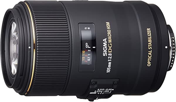 Sigma 258306 4.134 In F2.8 Ex Dg Os Hsm Lente Macro Para Cámara Nikon Dslr