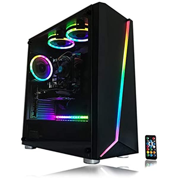 Alarco Intel I5 3.10 Ghz 8 Gb Ram Disco Duro De 1 Tb Windows 10 Pro Wifi Ready Tarjeta De Video Nvidia Gtx 650 1 Gb 3 Ventiladores Rgb Con Control Remoto DEDK-JS-1219-3237