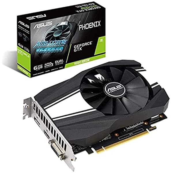 Asus Geforce Gtx 1660 Super Overclocked 6Gb Phoenix Fan Edition Hdmi Dp Dvi Tarjeta Gráfica (Ph-Gtx1660S-O6G)