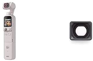 DJI Pocket 2 Combo Exclusivo Con Lente Gran Angular - Estabilizador Gimbal de 3 Ejes de Mano Con Cámara 4K CMOS de 1/1.7 Pulgadas Foto de 64 MP Tamaño de Bolsillo ActiveTrack 3.0 YouTube TikTok Video Vlog Negro