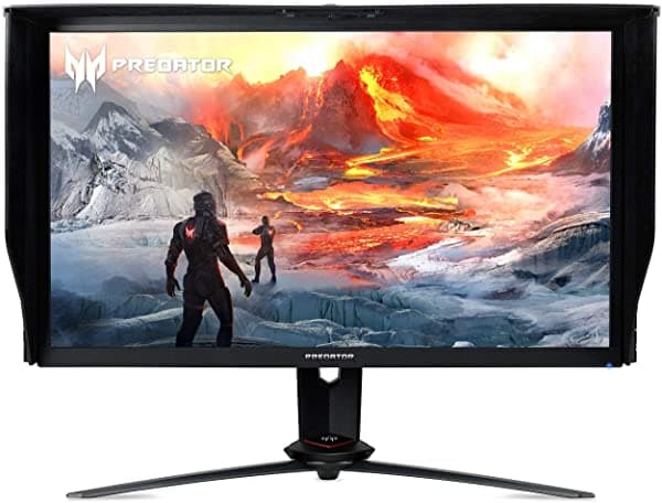 Acer Predator XB273K Gpbmiipprzx 27 Pulgadas UHD (3840 x 2160) IPS NVIDIA G-Sync Monitor Compatible Con VESA Certified DisplayHDR 400 Quantum Dot 144Hz DCI-P3 Delta E<1 (DisplayPort y Puerto HDMI) Negro
