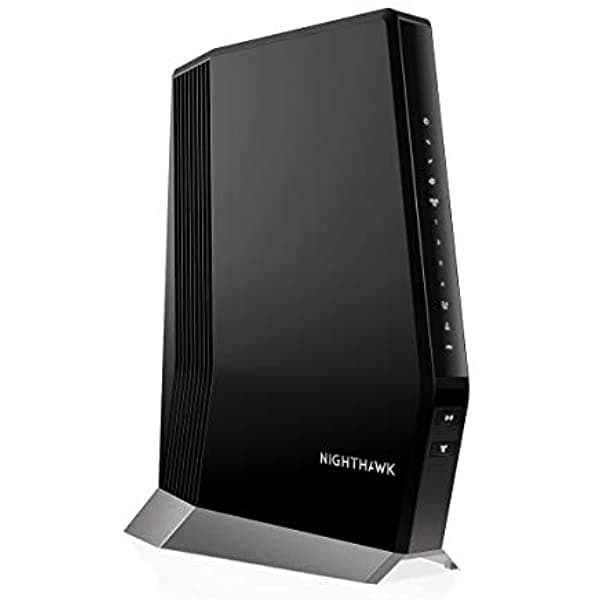 Netgear Nighthawk - Módem De Cable Con Router Wifi 6 Integrado (Cax80) - Compatible Con Todos Los Principales Proveedores De Cables Incluyendo Xfinity Spectrum Cox | Planes De Cables De Hasta 6 Gbps | Ax6000 Wifi 6 Velocidades | Docsis 3.1 CAX80-100NAS
