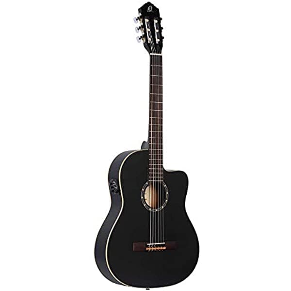 Ortega Guitars Family Series Guitarra Electroacústica de 6 Cuerdas, Para Diestros (RCE125SN-SBK)