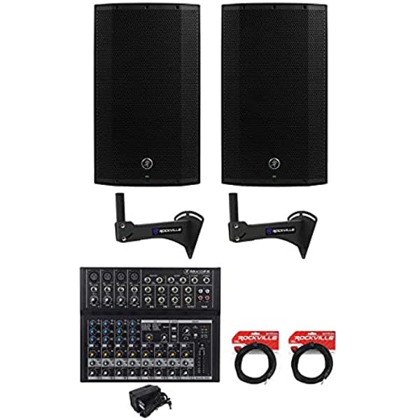 (2) Mackie Thump12A Thump-12A 12" 1300W Altavoces 4 Restaurante/Bar/Jarra (2) Thump12A+RPW20 RESTAURANT