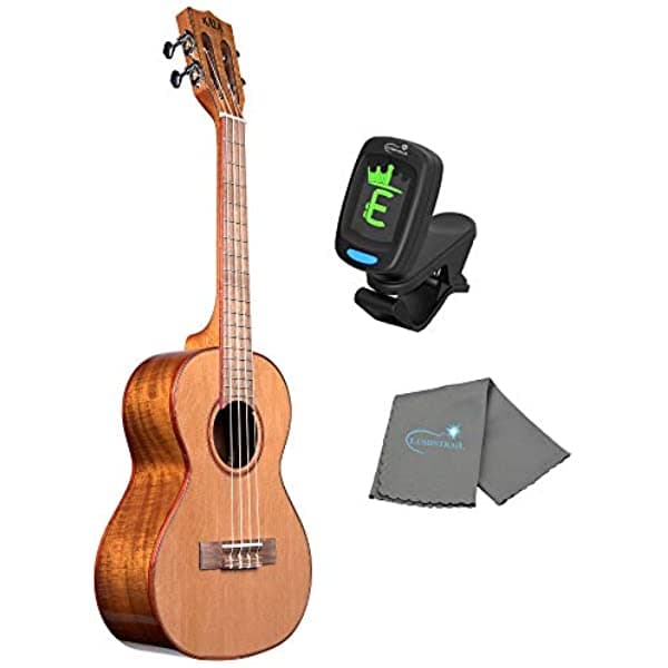 Kala Solid Cedar Acacia Tenor Ukulele Gloss Finis