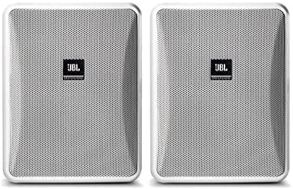 JBL Control 25-1 Altavoces para Interiores y Exteriores - Blancos, Par CONTROL25-1-WH