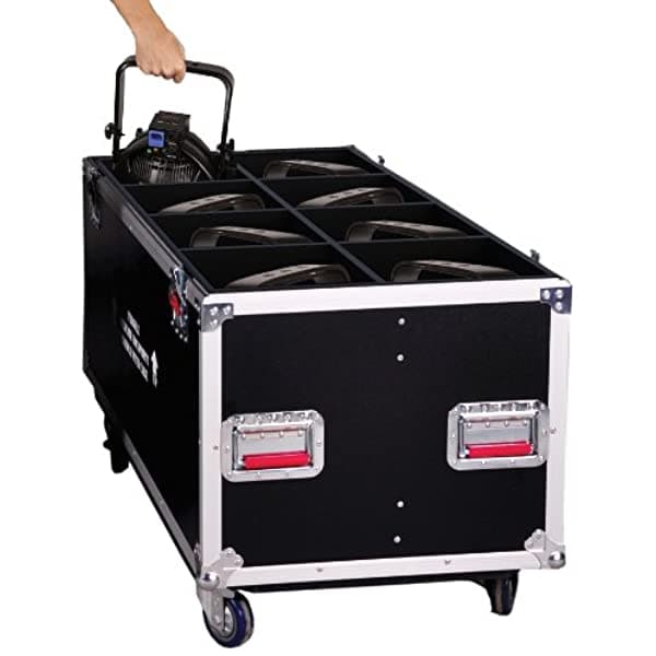 Gator Cases G-Tour Serie ATA Estuche para 8 Luces PAR 64 LED con Accesorios G-TOURPAR64-LED-8