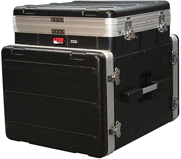 Gator Cases Funda Ligera Para Consola Moldeada Ata De 10 U Y Lateral De 8U (Pu) GRC10X8PU