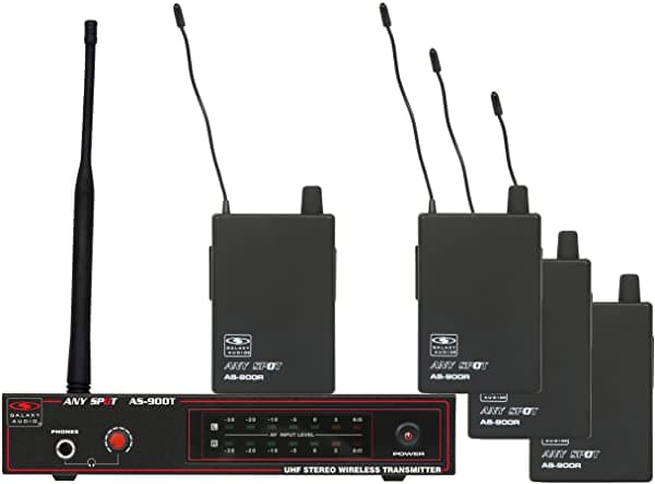 Galaxy Audio AS-900-4 Sistema de Monitoreo In-Ear Inalámbrico (Band Pack) Code N2 517.55 MHz AS-900-4N2