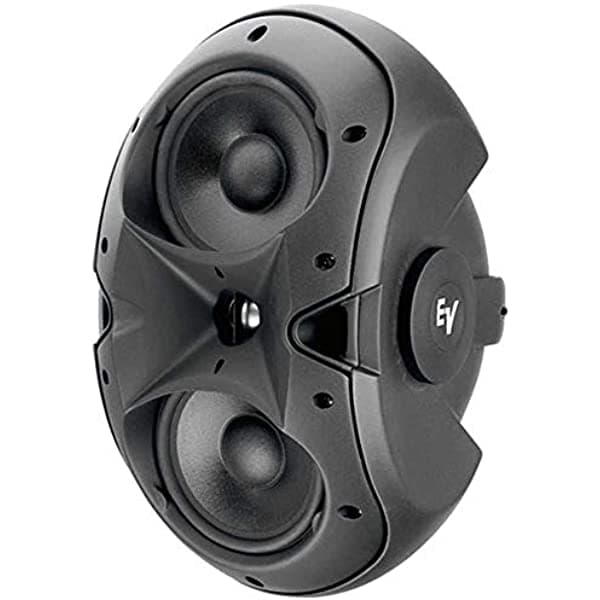 Electro-Voice Evid 6.2T 300W 70V 100V Dual 6 Pulgadas Instalar Parlante Black