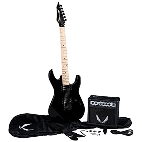 Dean Guitarra 6 Cuerdas Dean Custom Zone Solid Body Guitarra Eléctrica Pack Amp Black Amp Y Acc Right Czonecbkpk