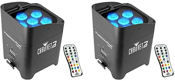 Chauvet DJ Freedom Par Tri-6 Inalámbrico a Batería RGB LED Efecto de Luz, Pack de 2 SG_B01LX3EL4C_US